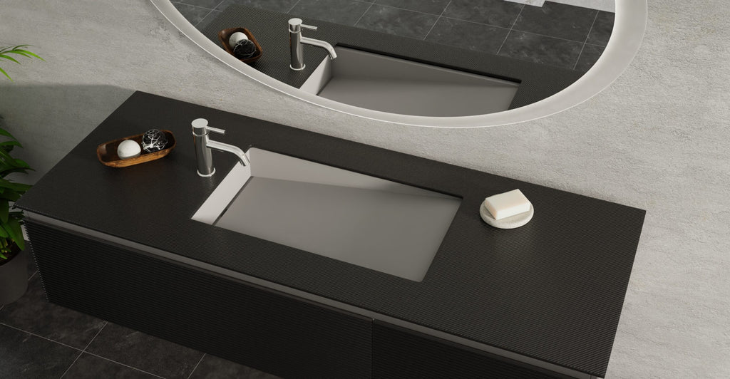 Undermount Ramp Sink UB-04-RL-GRY