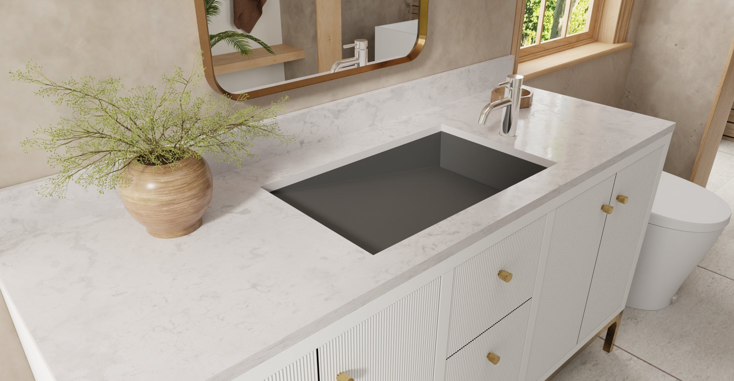 Undermount Ramp Sink UB-04-RL-BLK