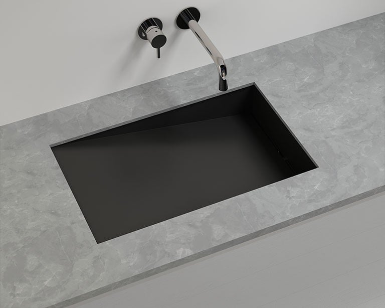 Undermount Ramp Sink UB-04-RL-BLK
