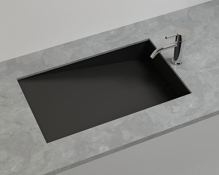 Undermount Ramp Sink UB-04-RL-BLK