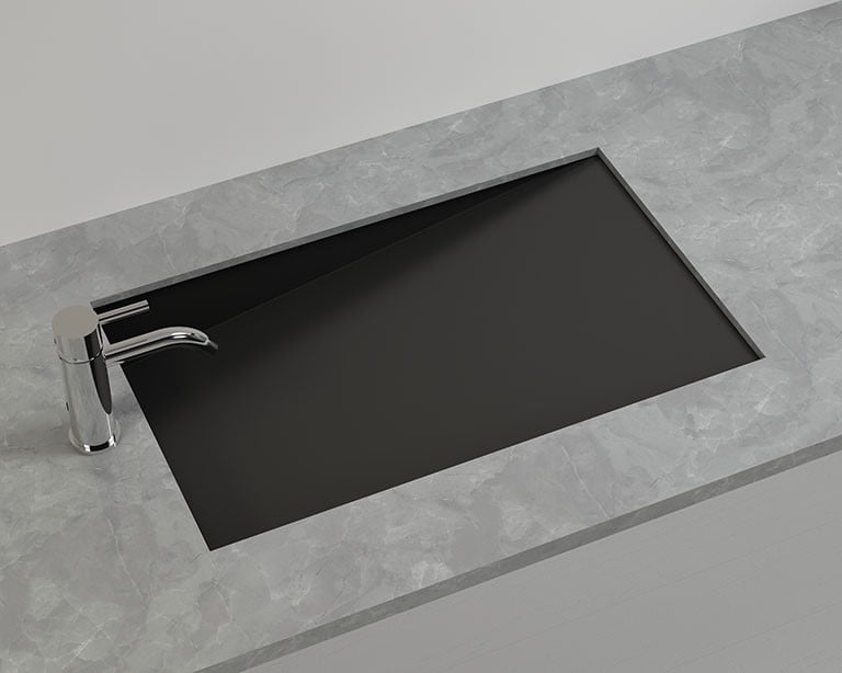 Undermount Ramp Sink UB-04-RL-BLK
