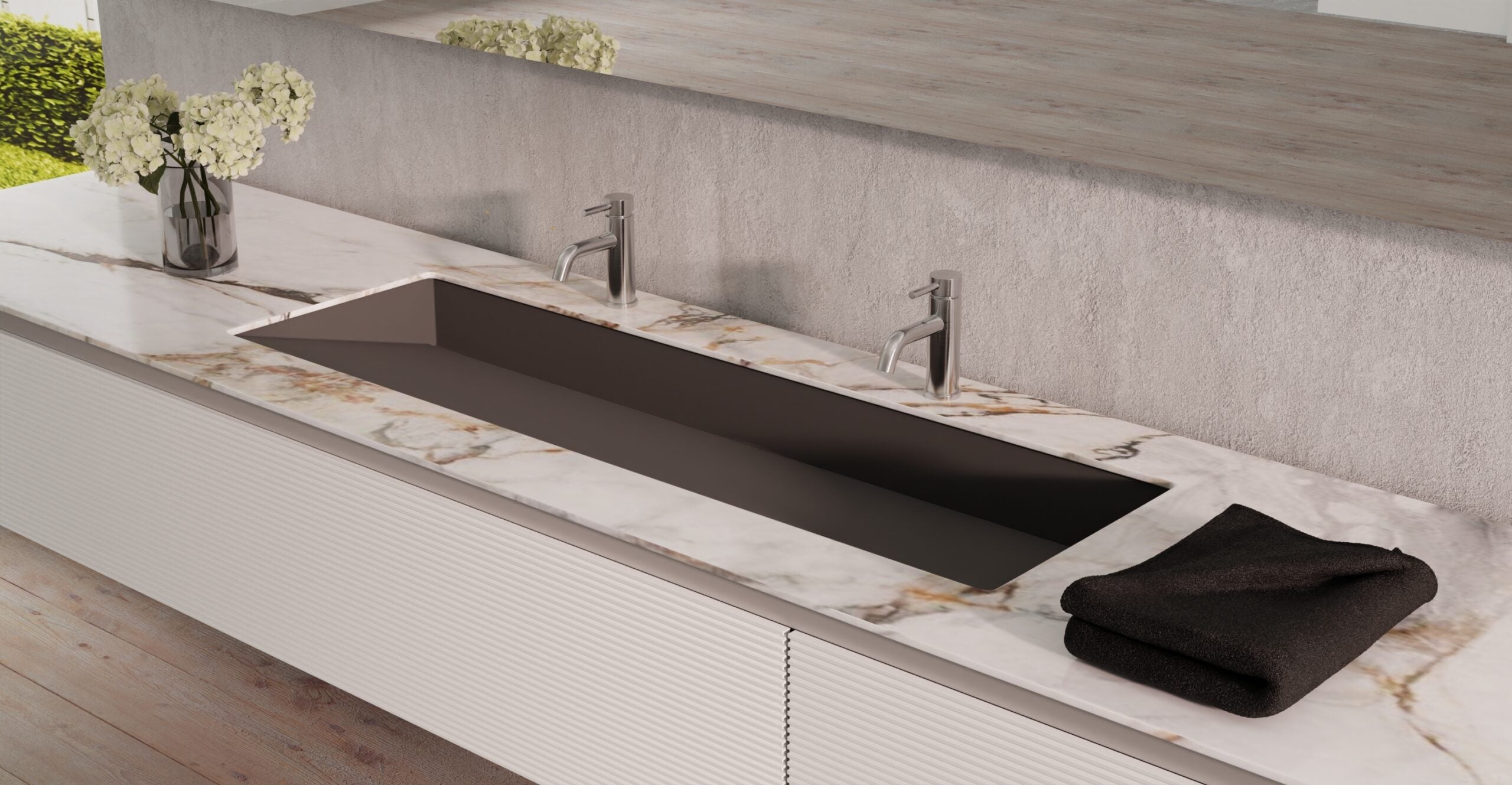 Undermount Ramp Sink UB-04-XL-BLK