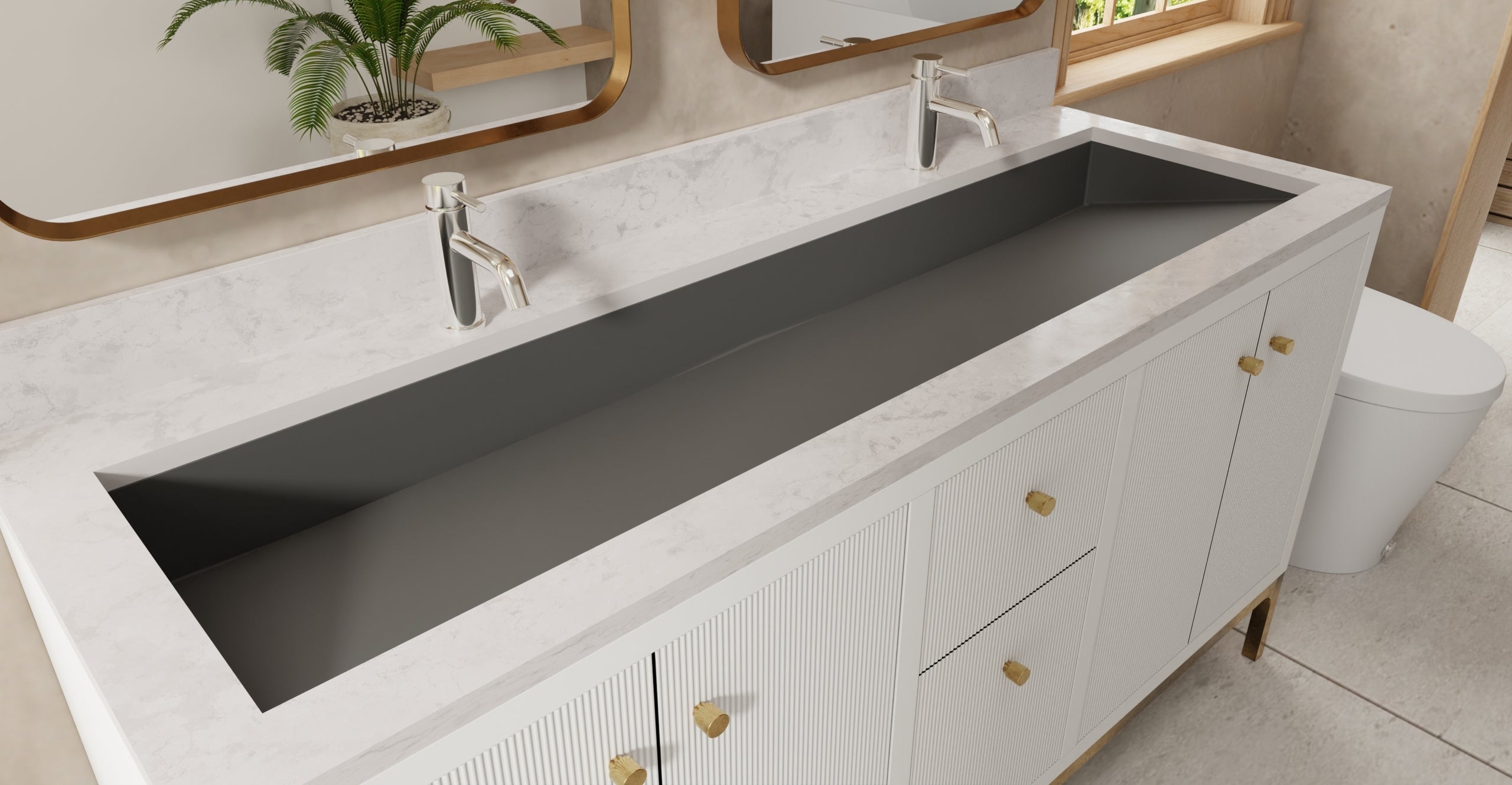 Undermount Ramp Sink UB-04-XXL-BLK