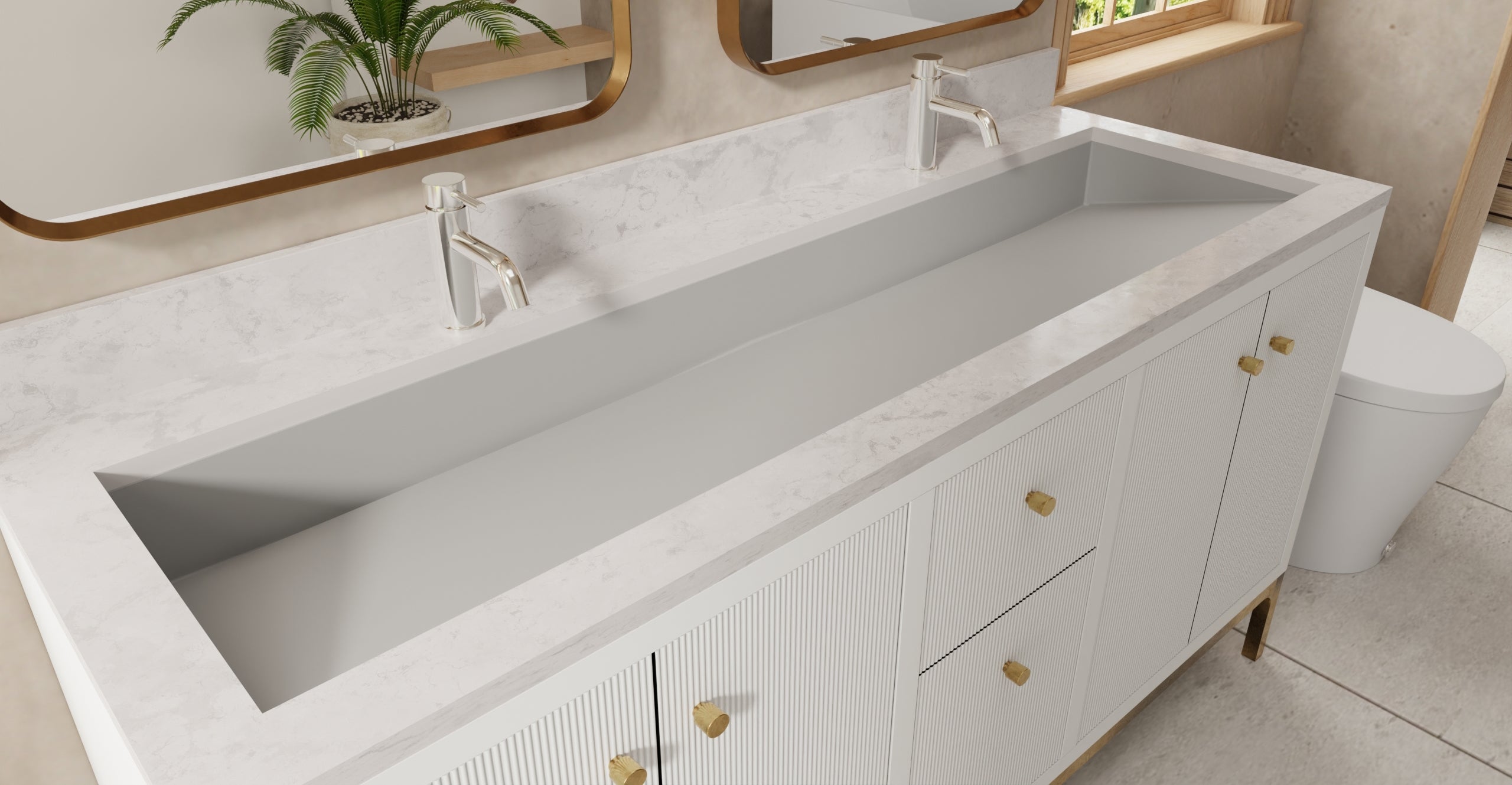 Undermount Ramp Sink UB-04-XXL-GRY