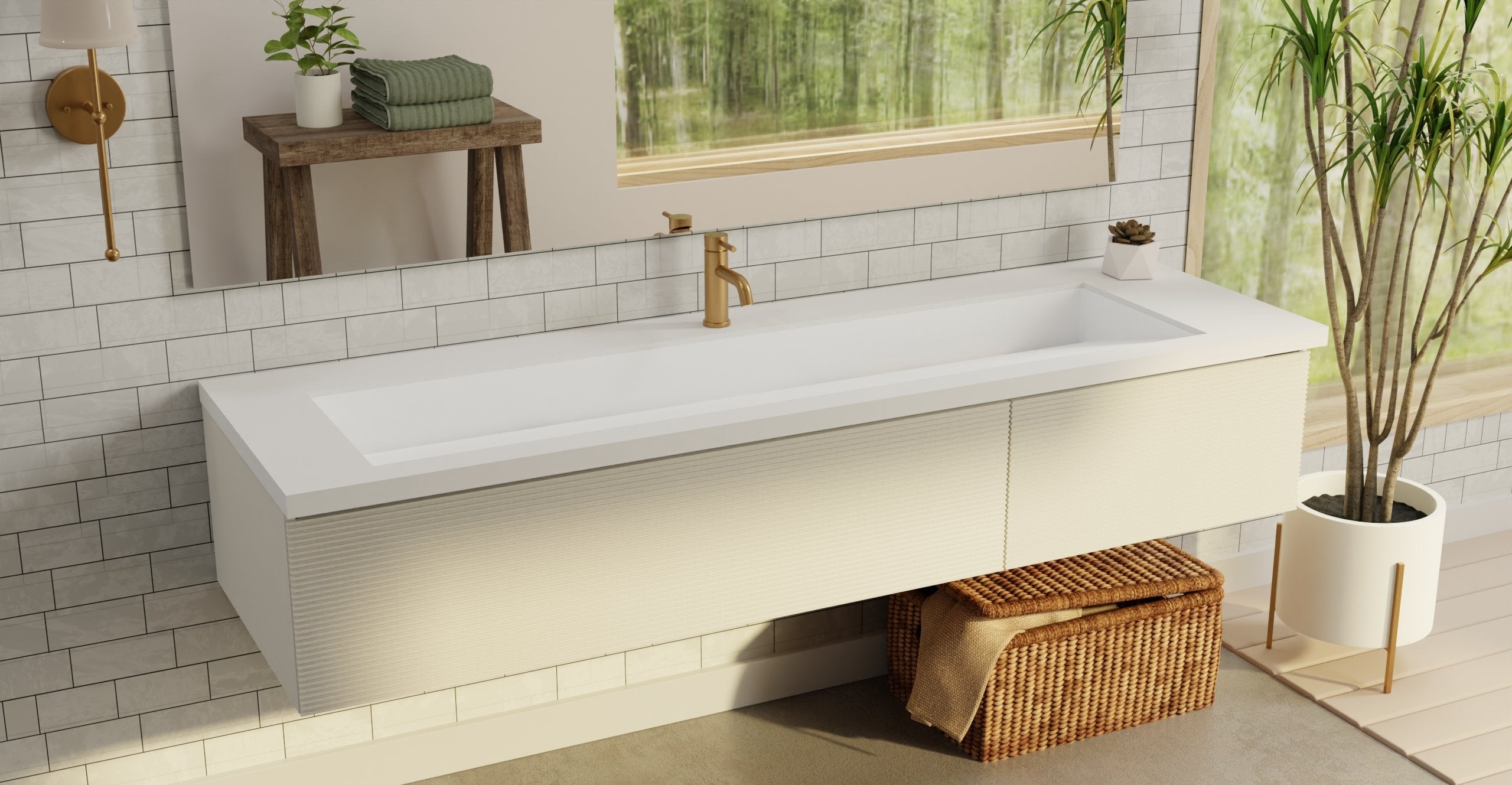 XXL Undermount Ramp Sink - Model UB-04-XXL – Badeloft
