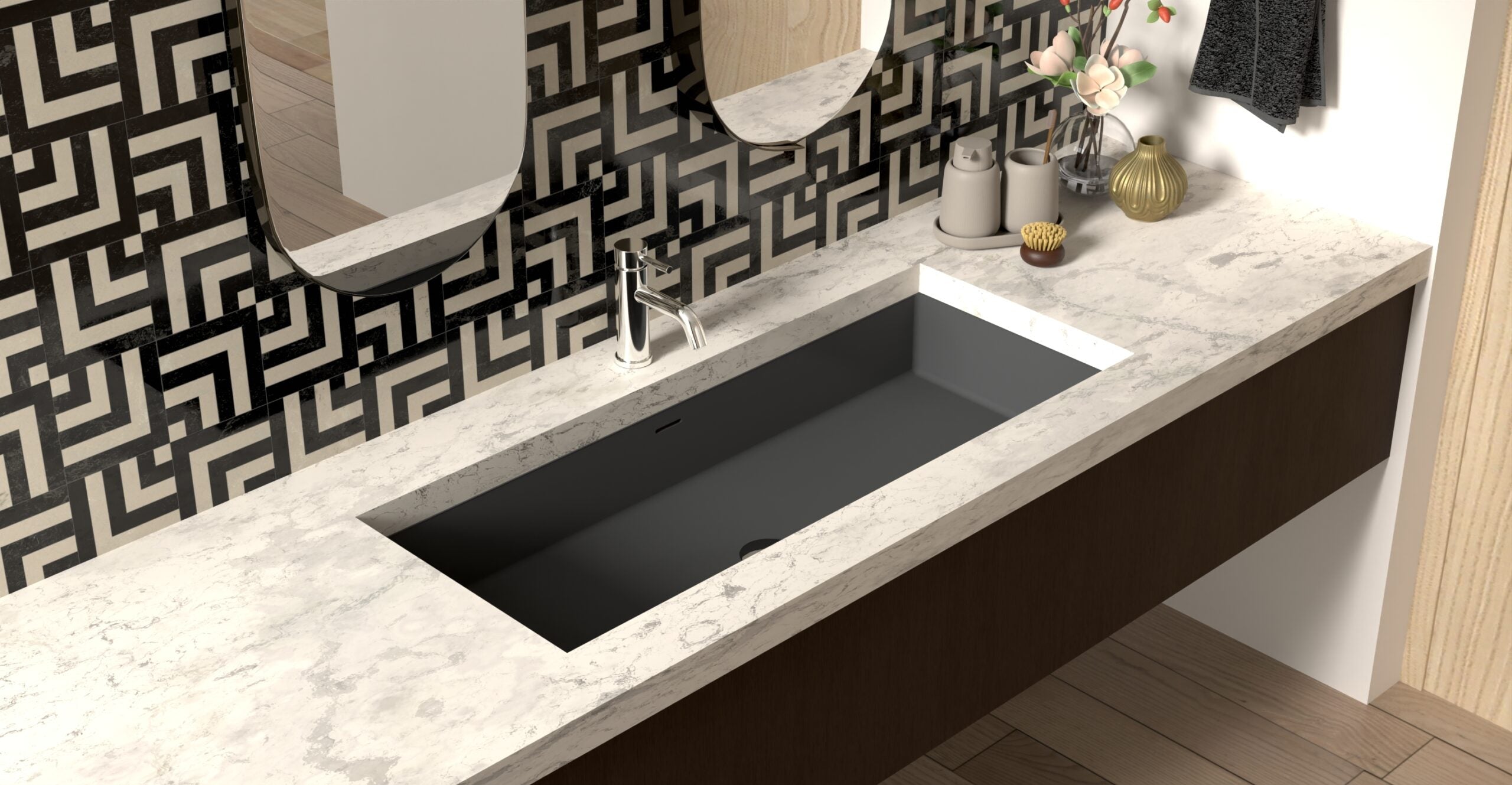 Undermount Sink UB-05-XL-BLK