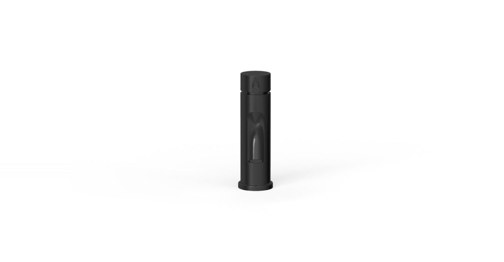 Badeloft WAT-01-L matte black sink faucet, front view
