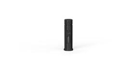 Badeloft WAT-01-L matte black sink faucet, front view