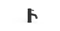 Badeloft WAT-01-L matte black sink faucet, side view