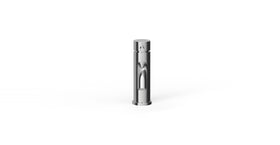 Badeloft WAT-01-L polished chrome sink faucet, front view