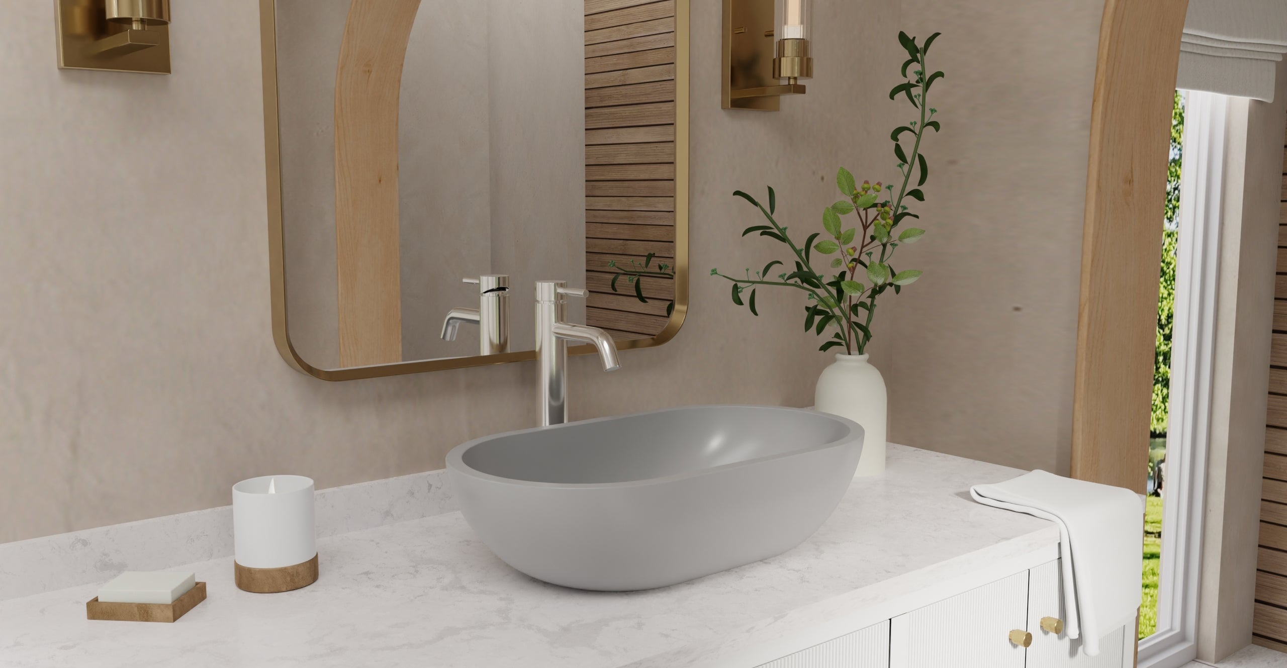 Countertop Sink WB-02-GRY