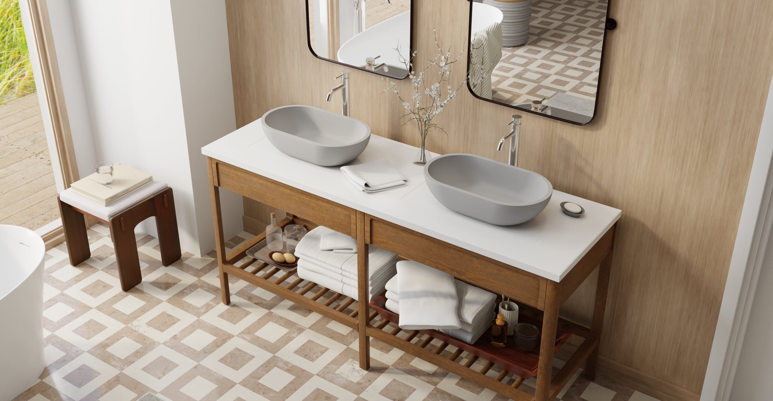 Countertop Sink WB-02-GRY