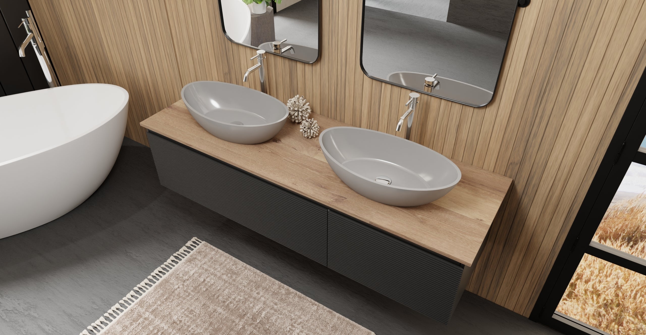Countertop Sink WB-03-GRY