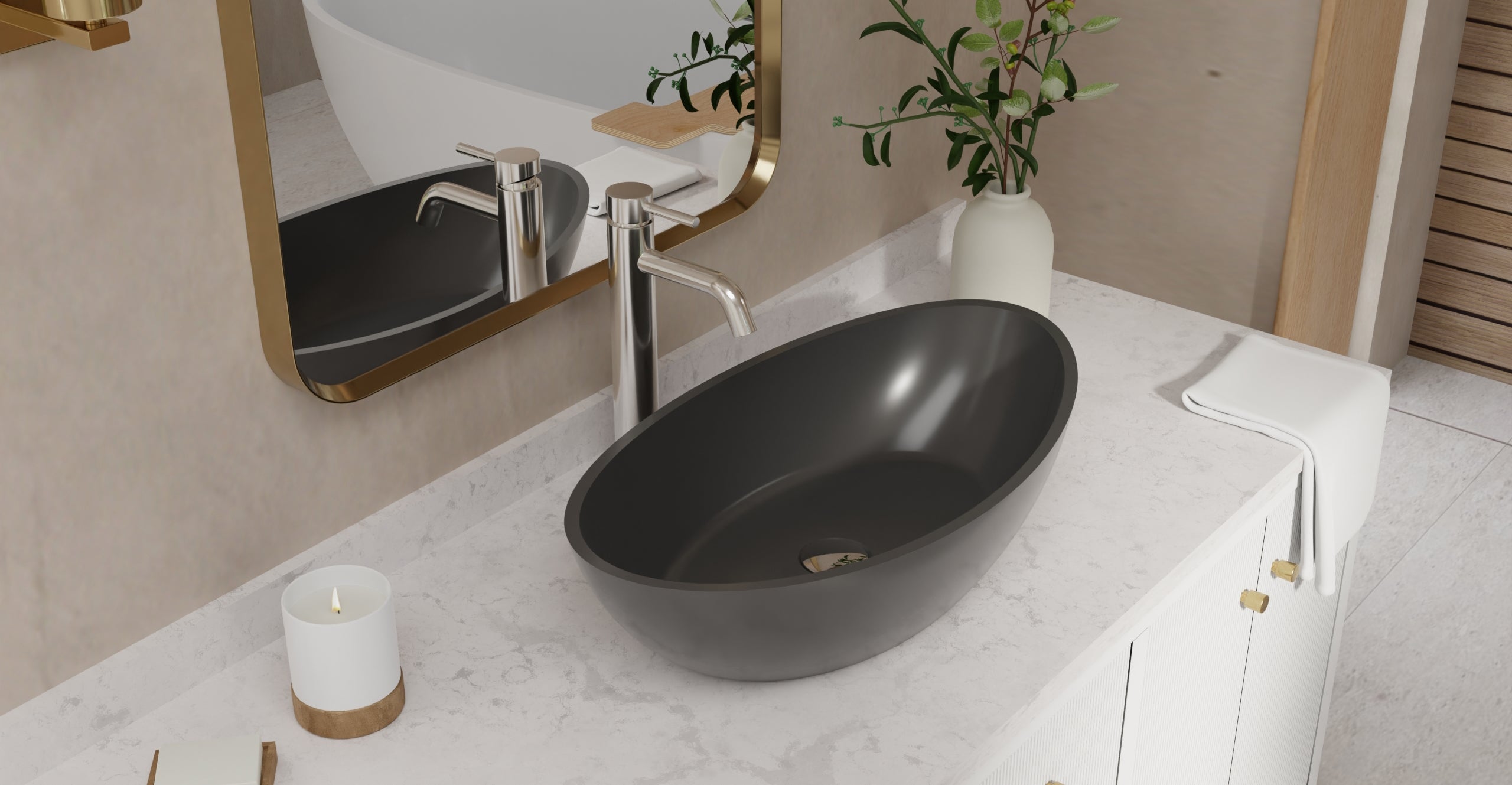 Countertop Sink WB-03-BLK