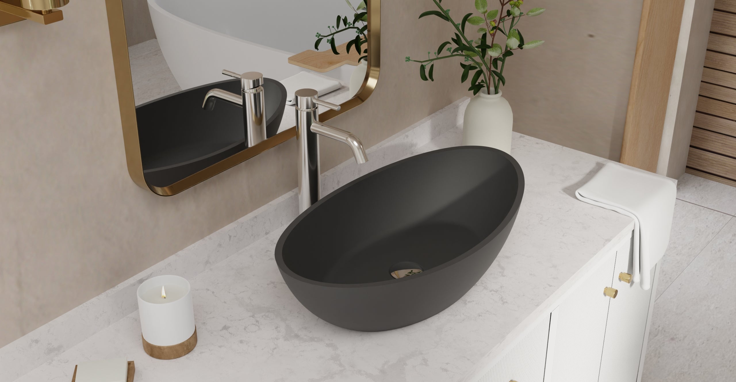 Countertop Sink WB-03-BLK
