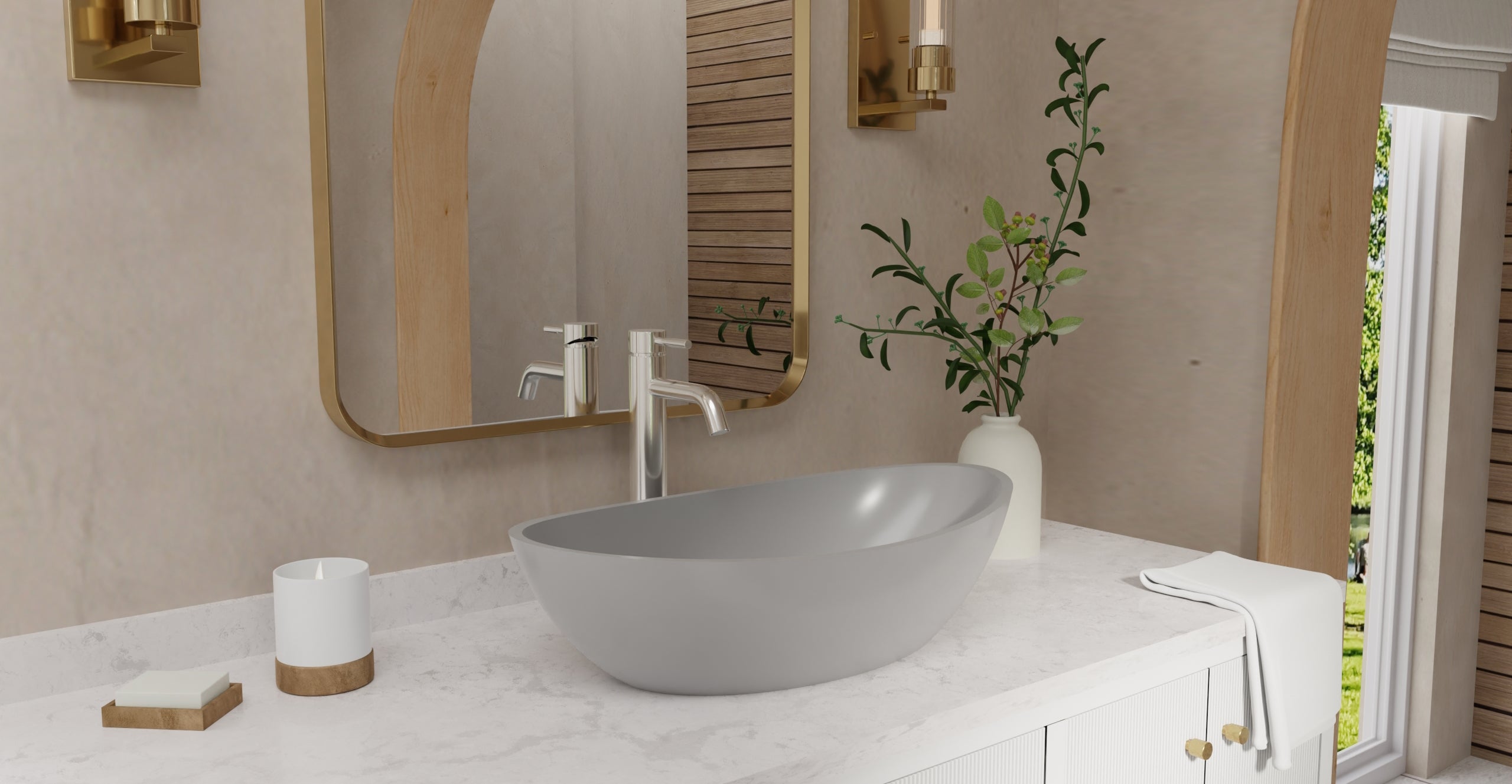 Countertop Sink WB-03-GRY