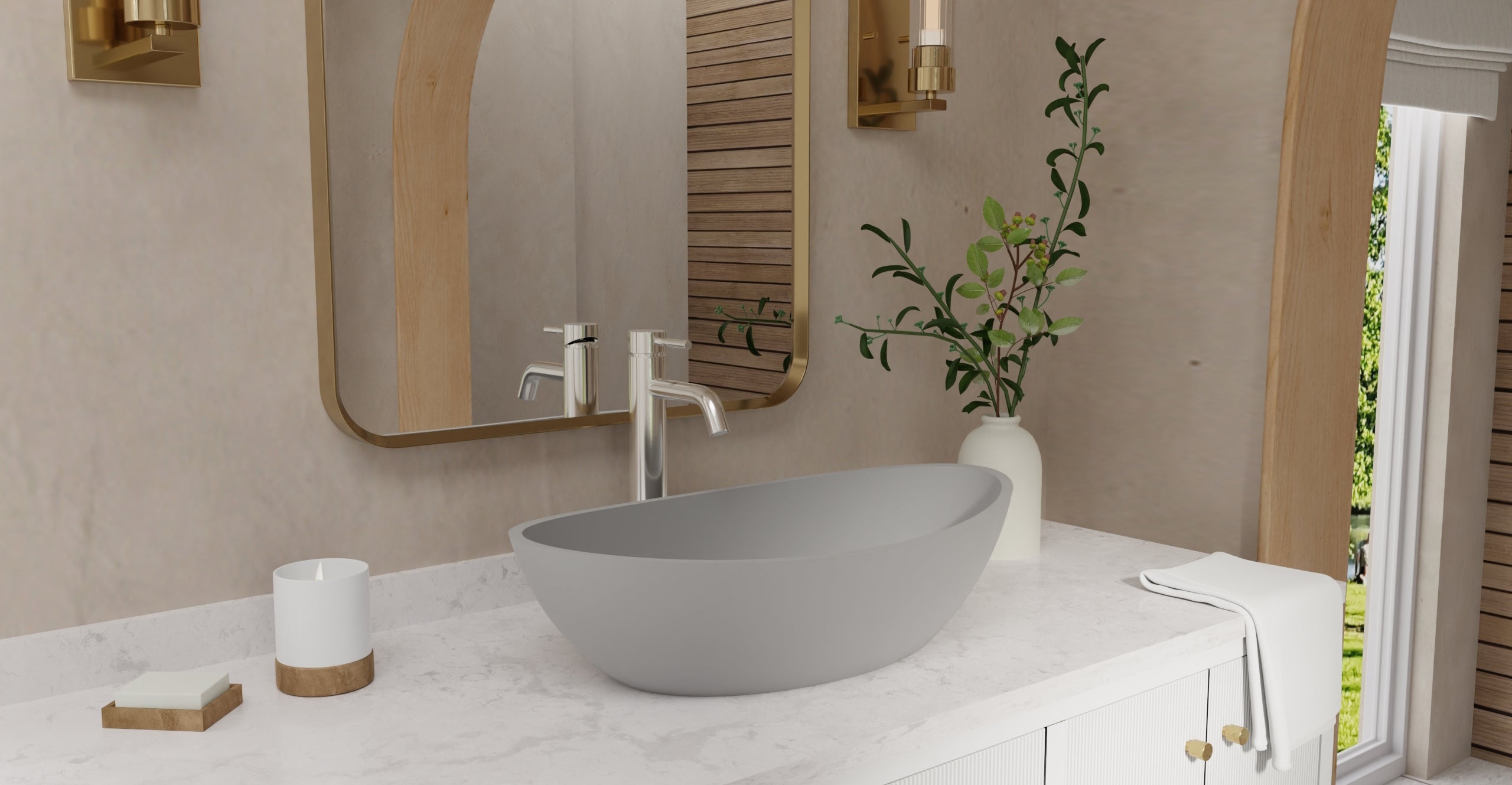 Countertop Sink WB-03-GRY