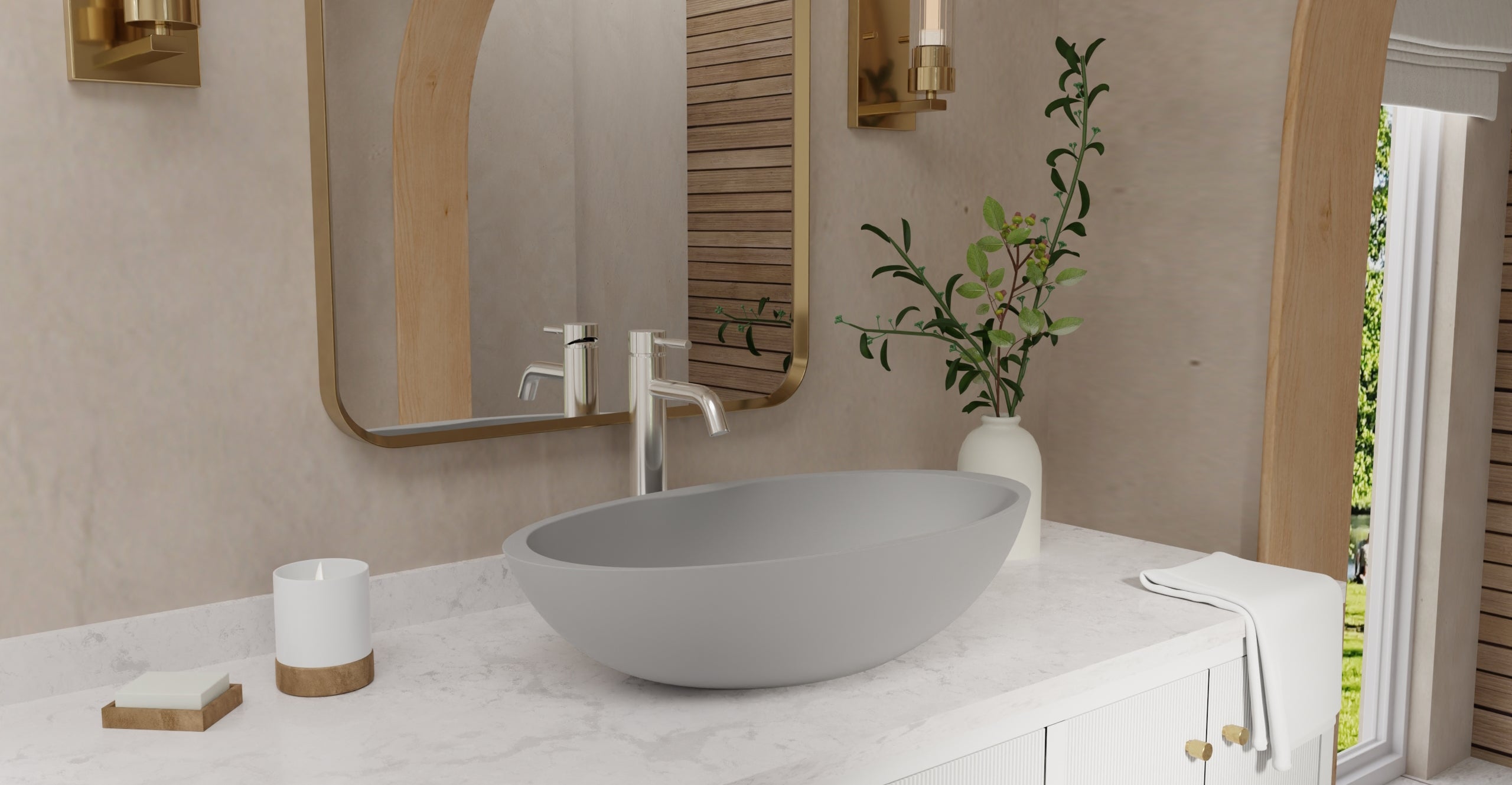 Countertop Sink WB-04-GRY