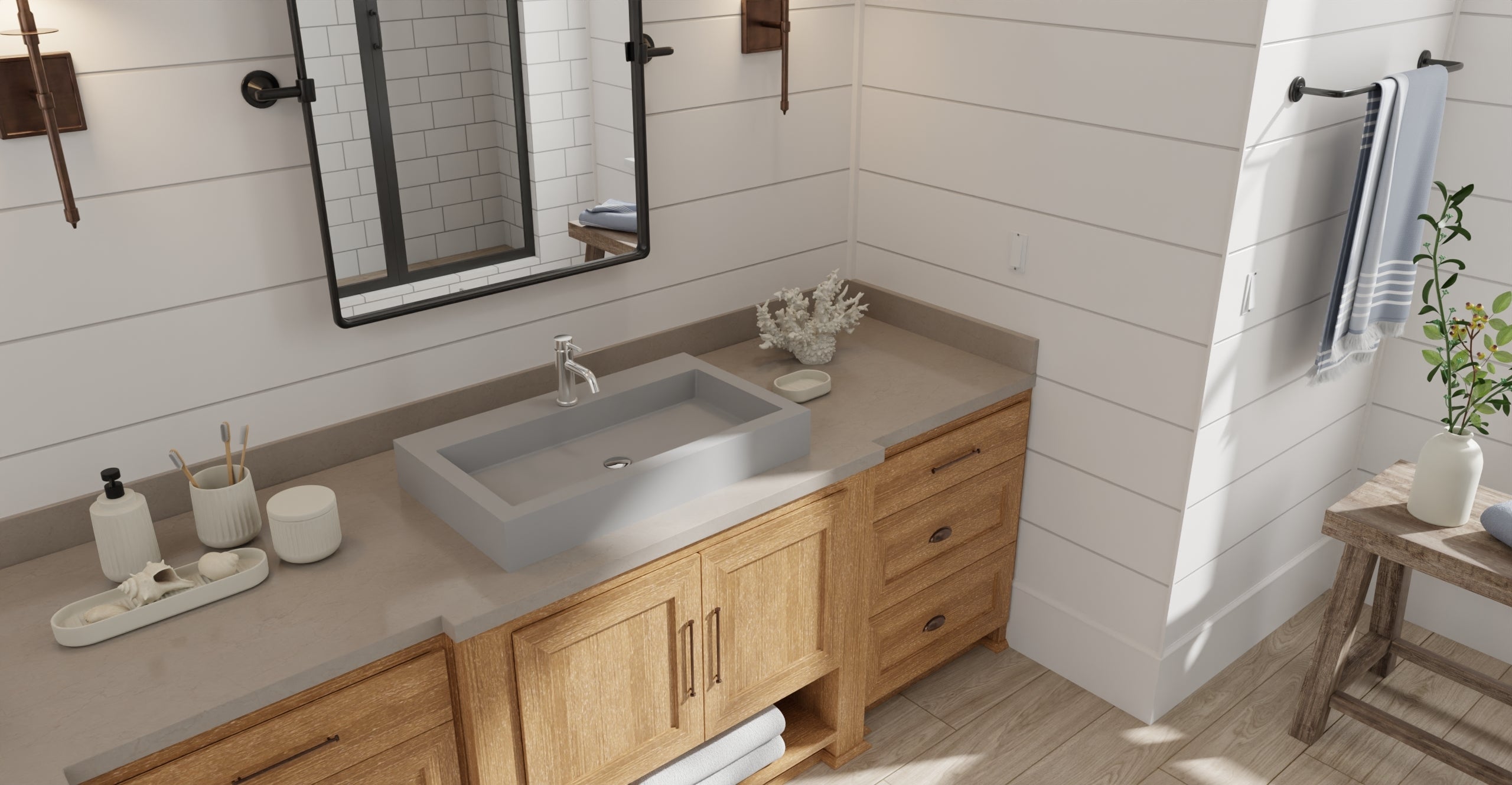 Countertop Sink WB-05-L-GRY