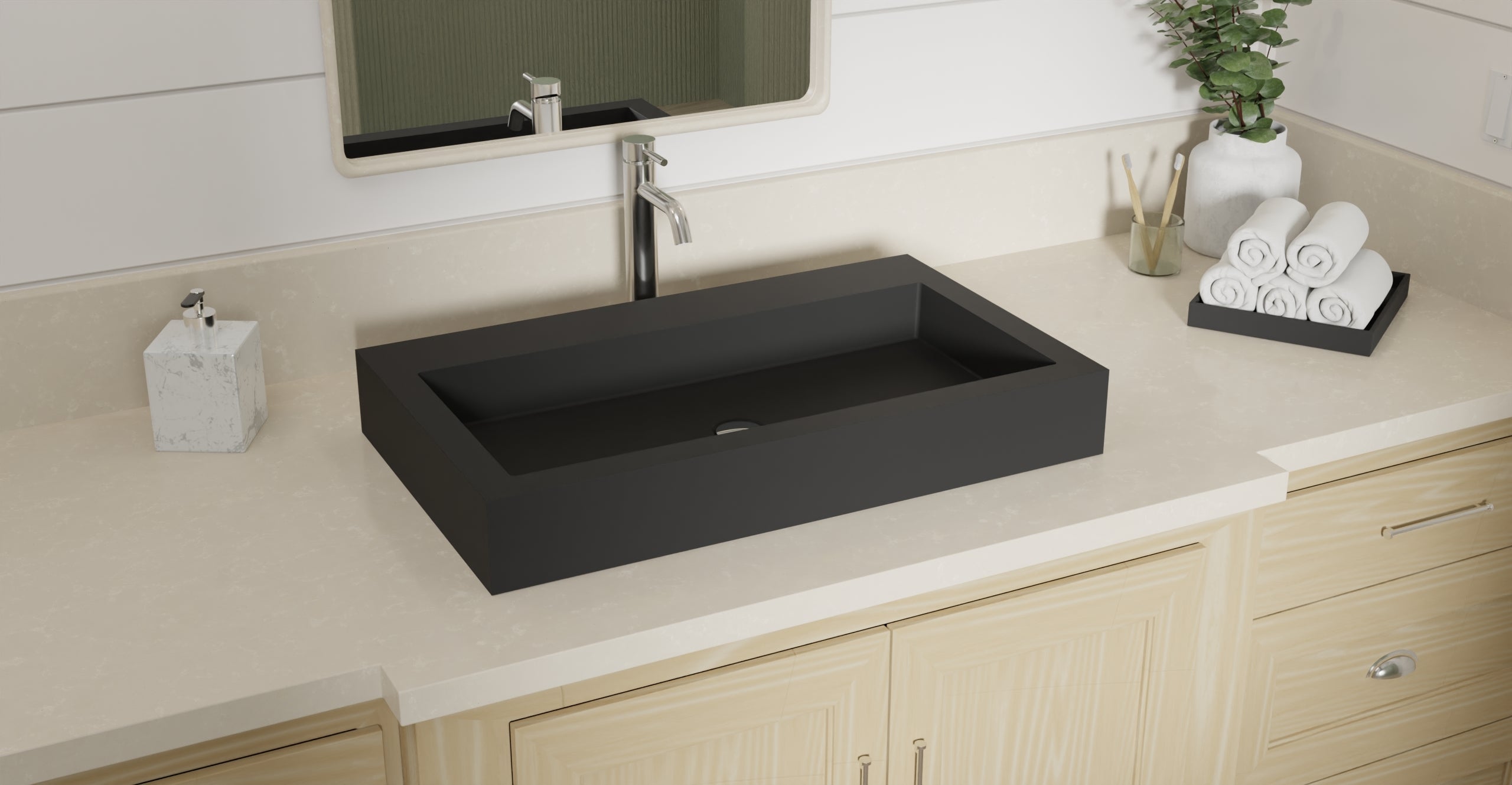 Countertop Sink WB-05-L-BLK