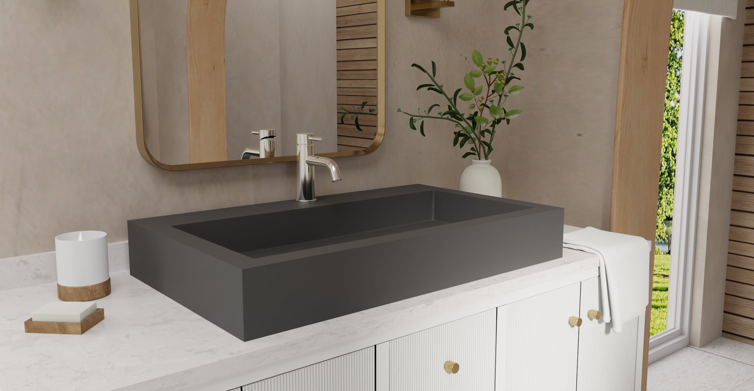 Countertop Sink WB-05-L-BLK