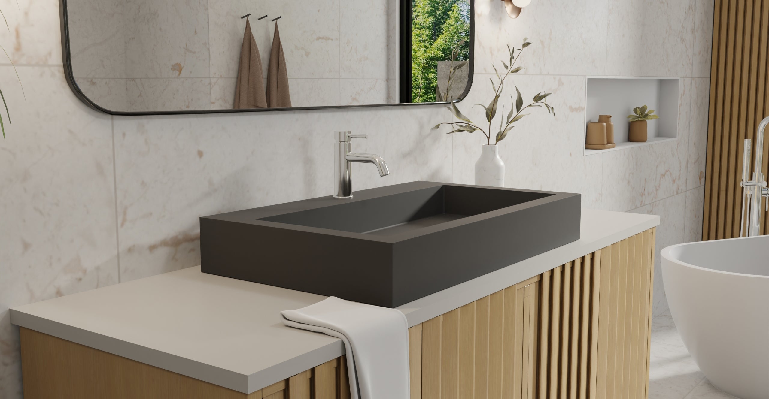 Countertop Sink WB-05-L-BLK