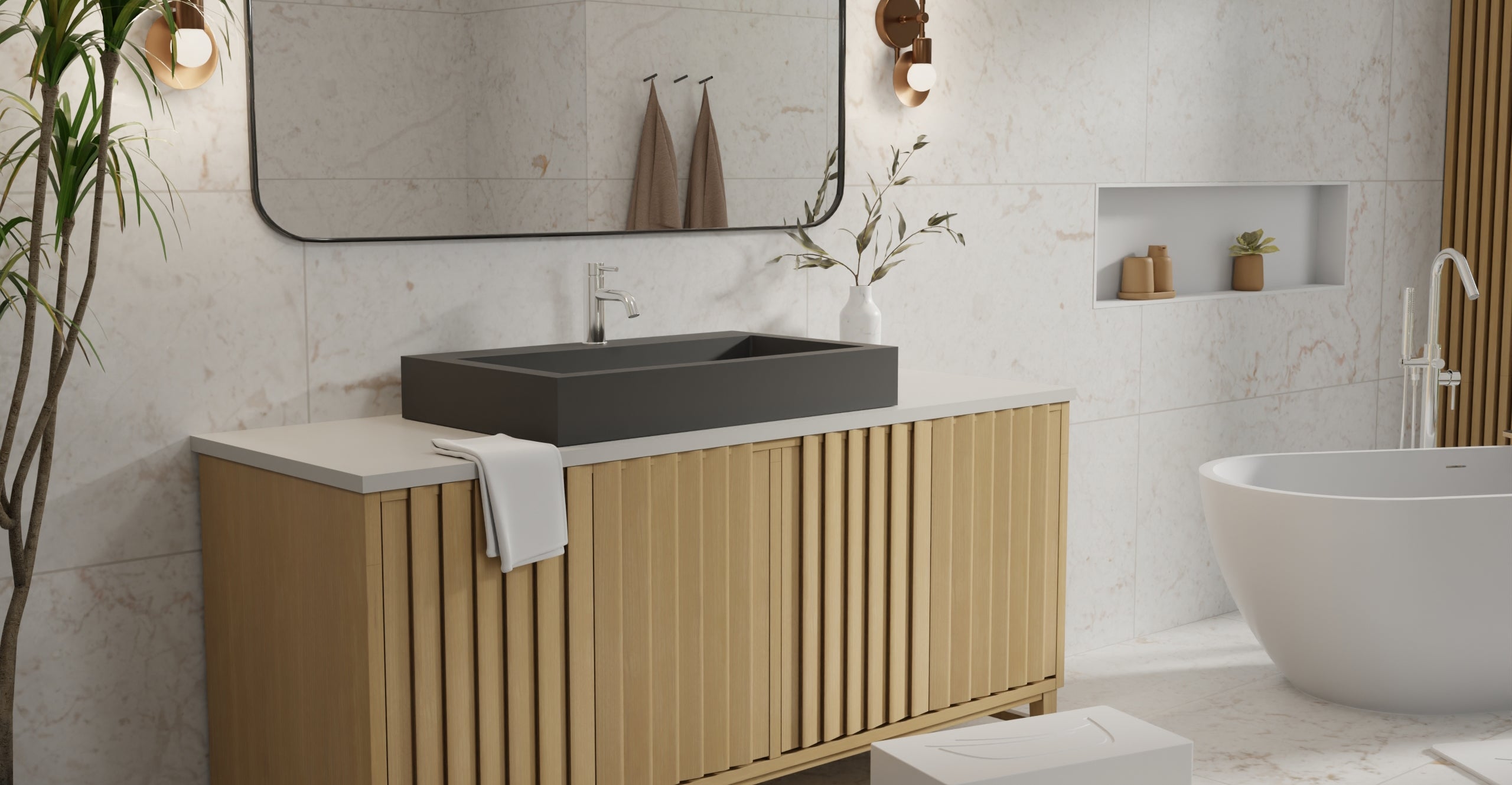 Countertop Sink WB-05-L-BLK