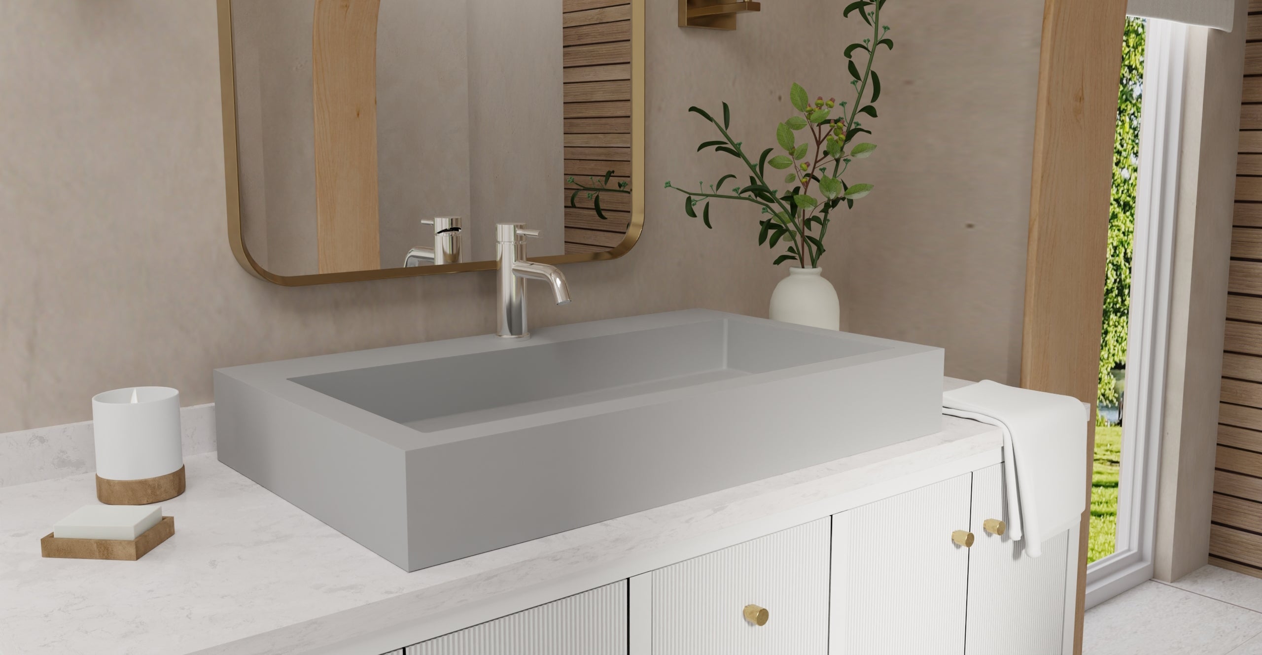 Countertop Sink WB-05-L-GRY