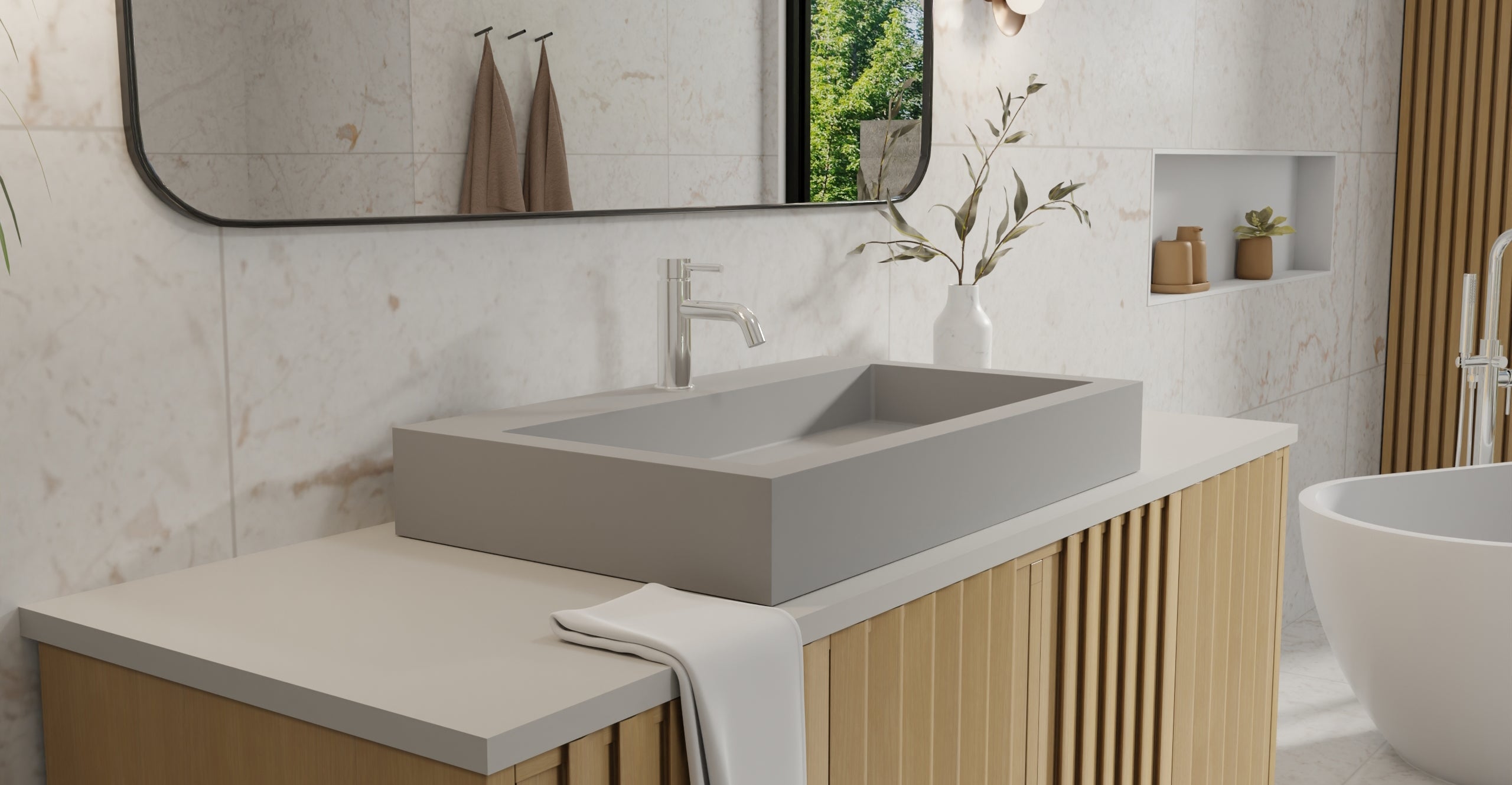Countertop Sink WB-05-L-GRY