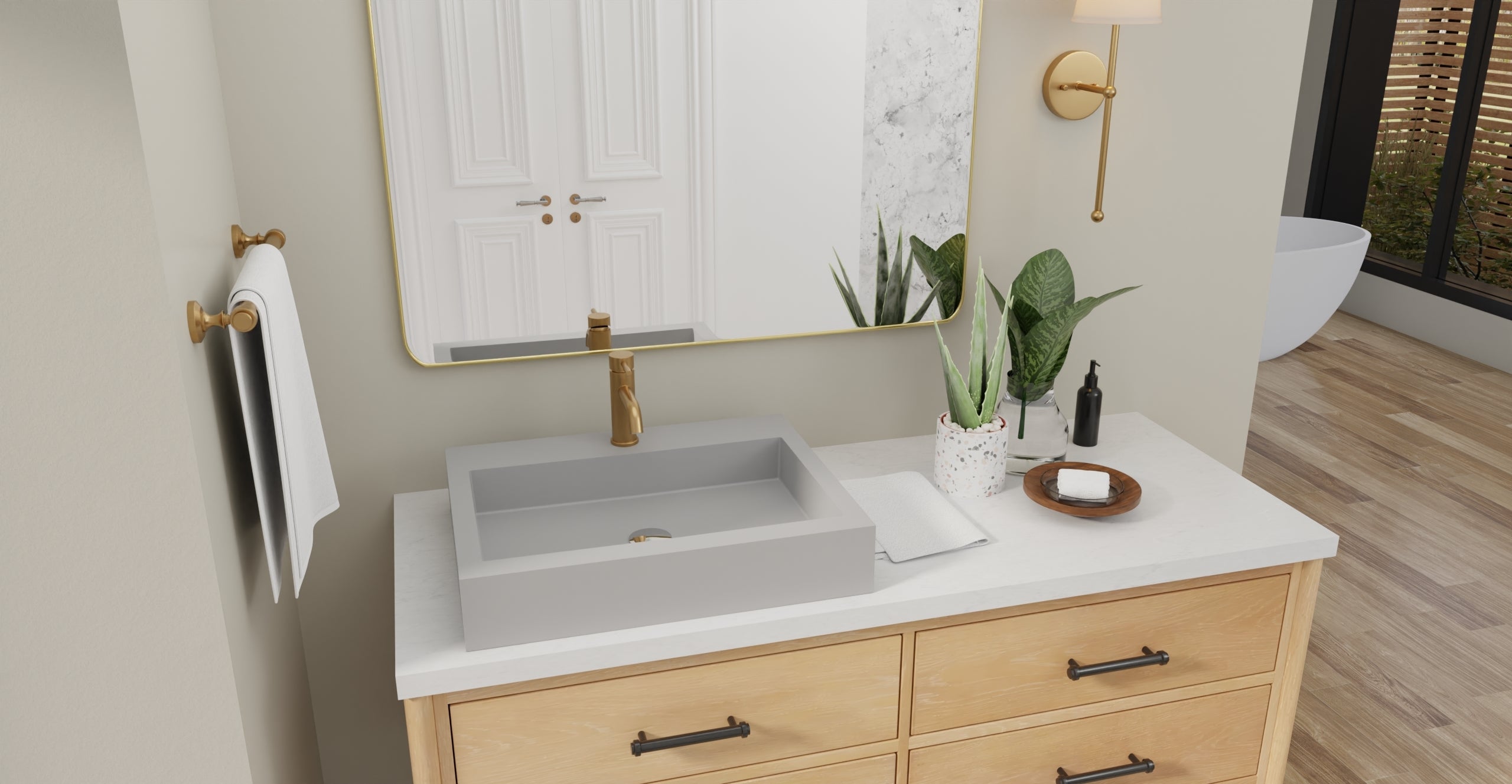 Countertop Sink WB-05-M-GRY