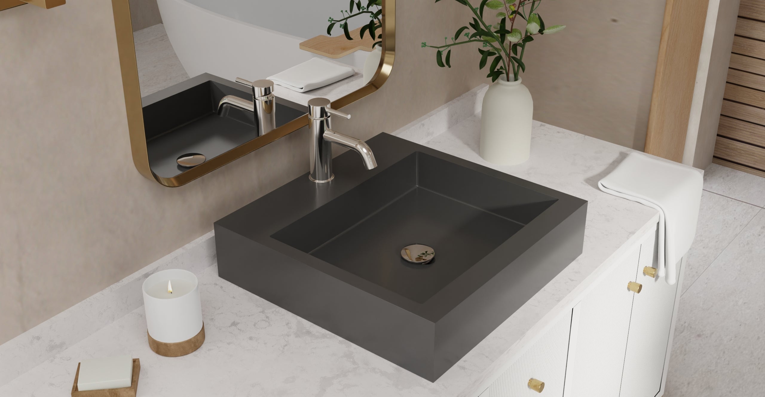 Countertop Sink WB-05-S-BLK