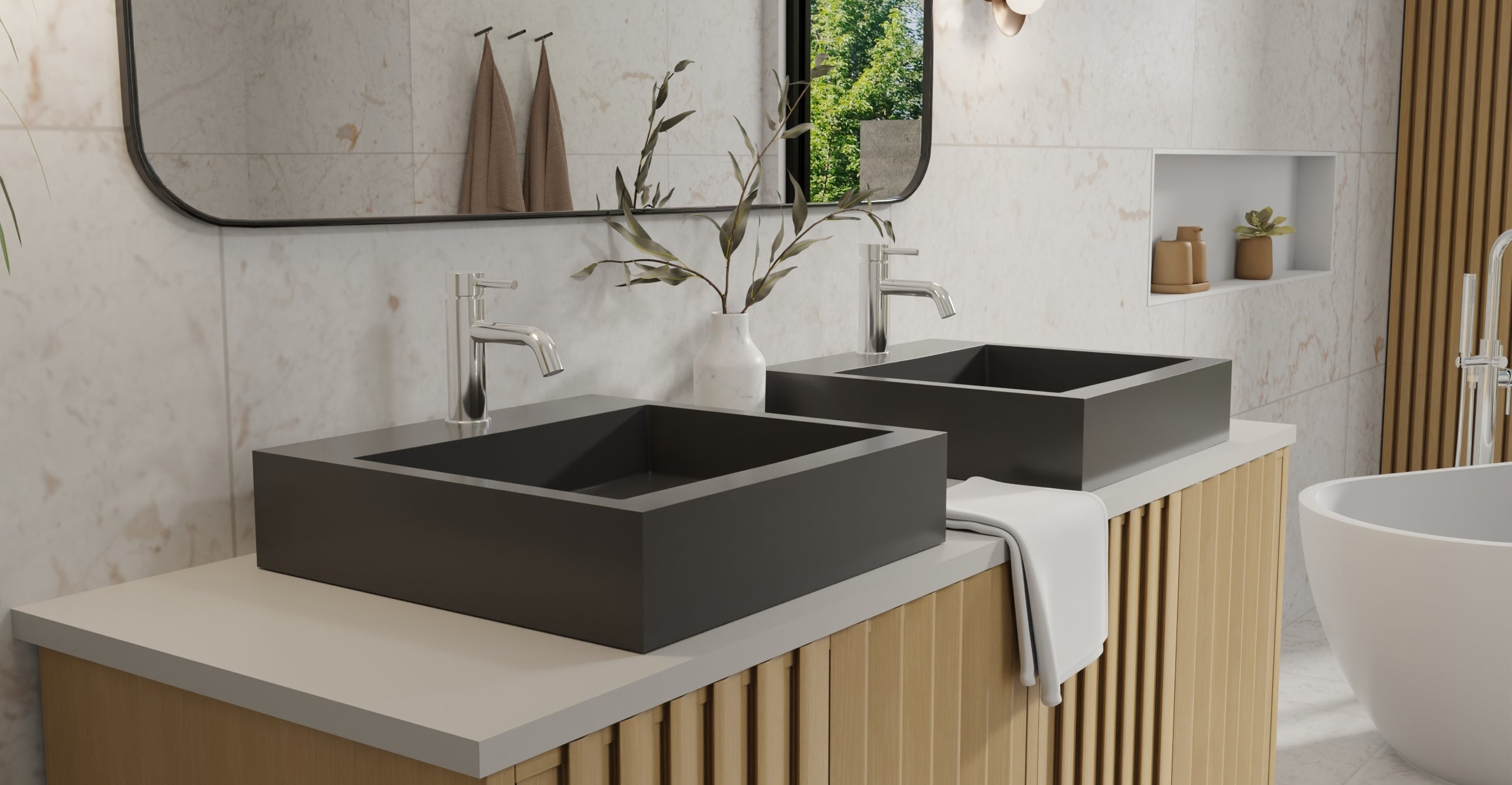 Countertop Sink WB-05-S-BLK