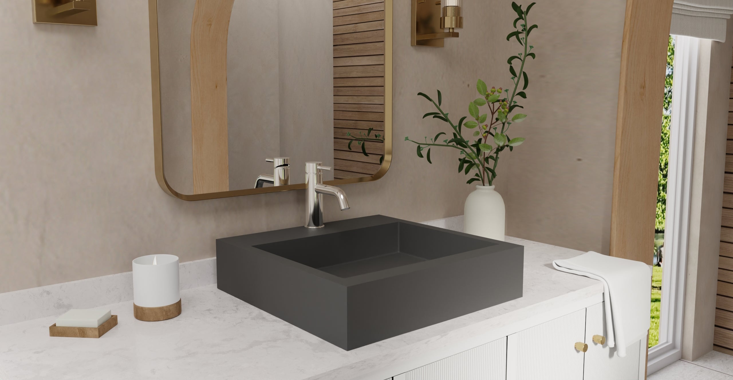 Countertop Sink WB-05-S-BLK