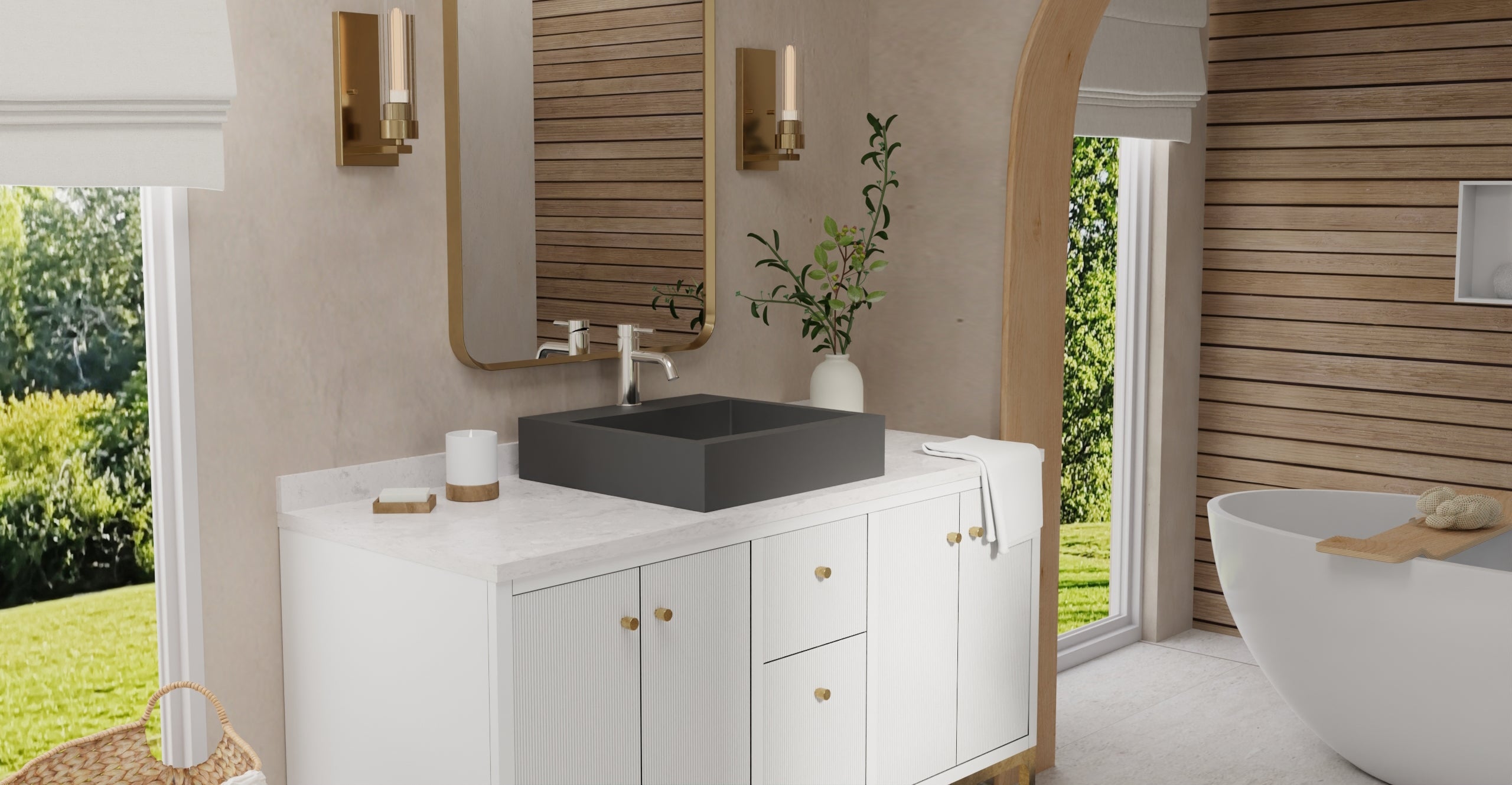 Countertop Sink WB-05-S-BLK