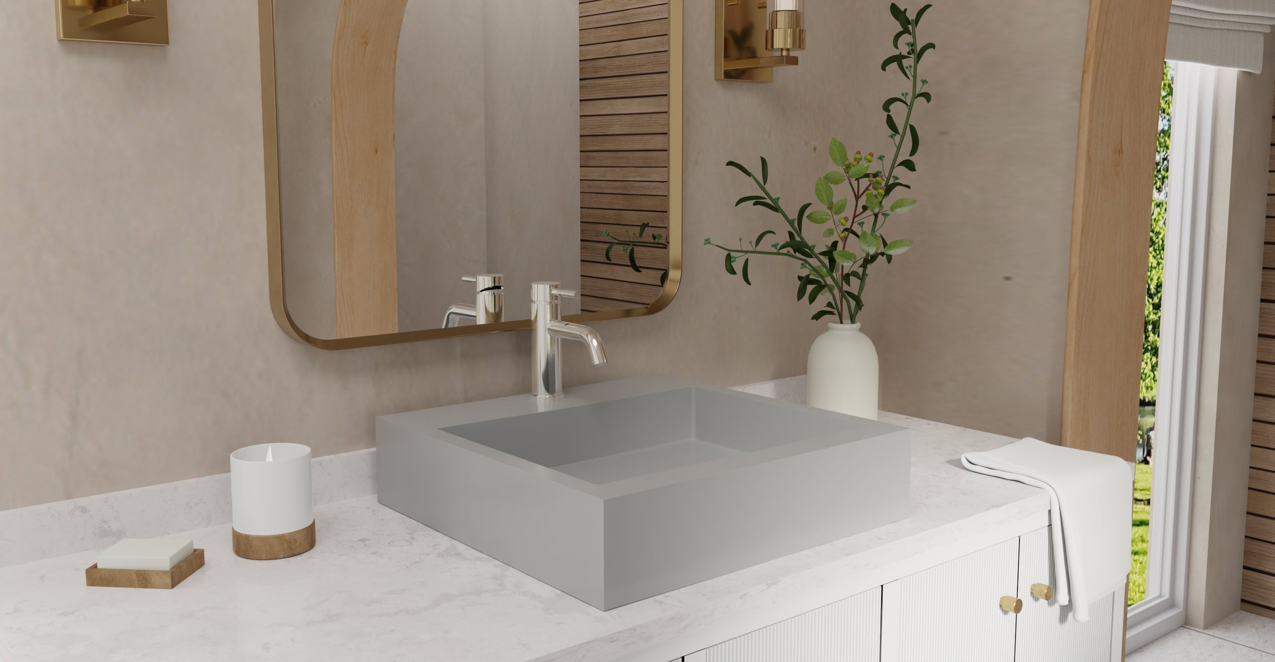Countertop Sink WB-05-S-GRY
