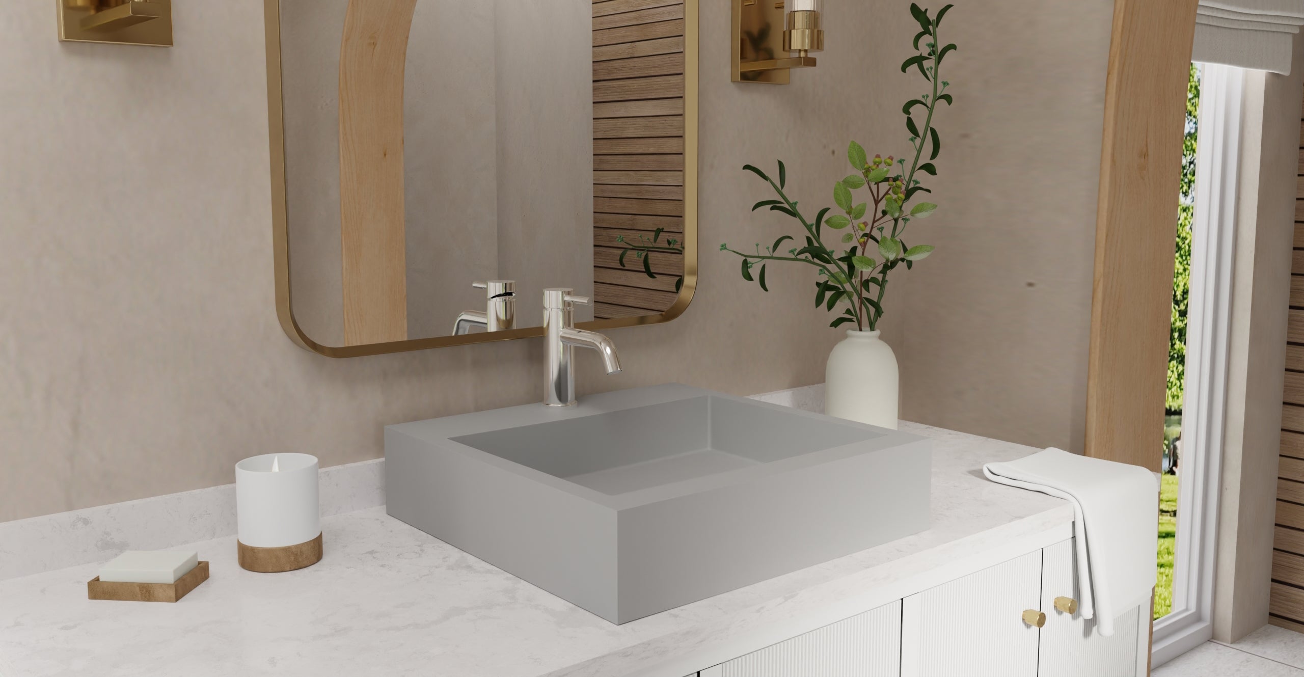 Countertop Sink WB-05-S-GRY