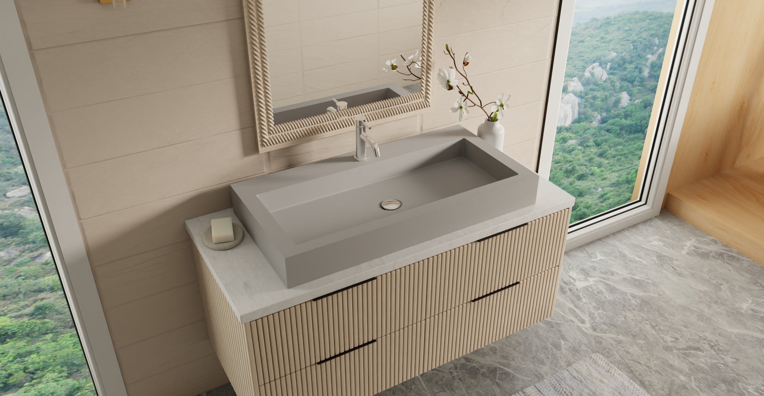 Countertop Sink WB-05-XL-GRY
