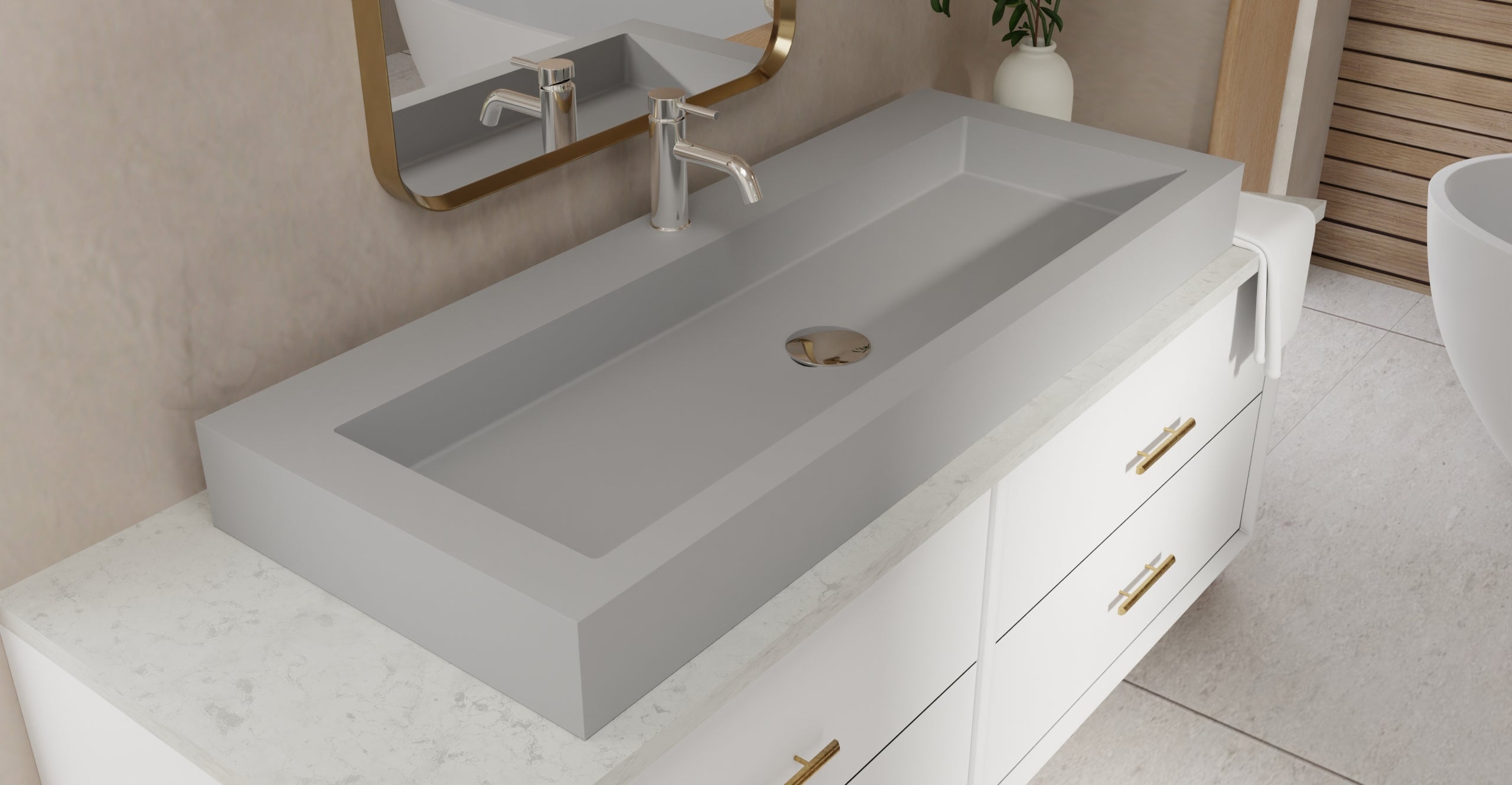 Countertop Sink WB-05-XXL-GRY