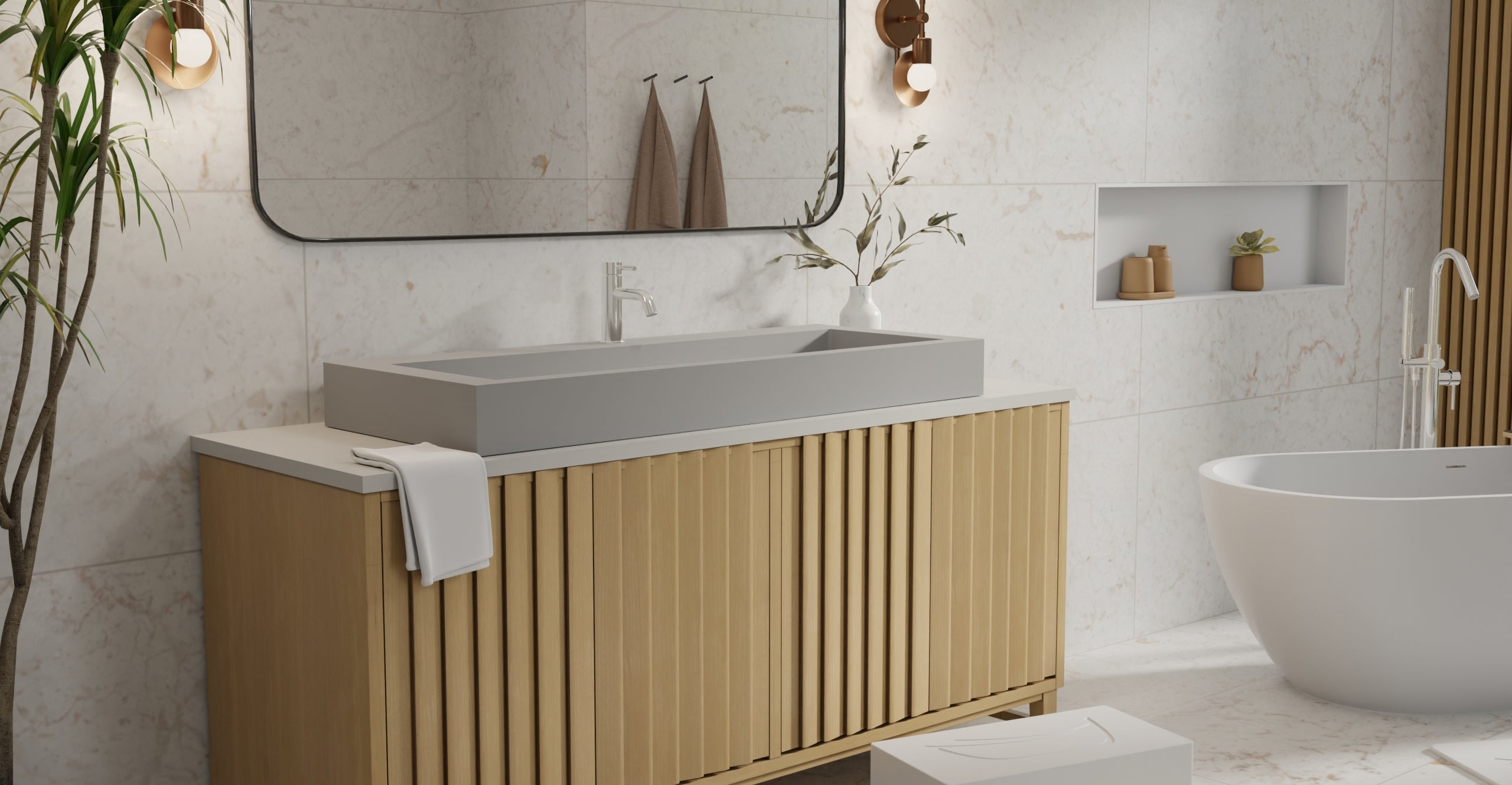 Countertop Sink WB-05-XXL-GRY