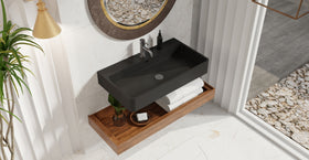 Wall Mounted Sink WT-01-L-BLK