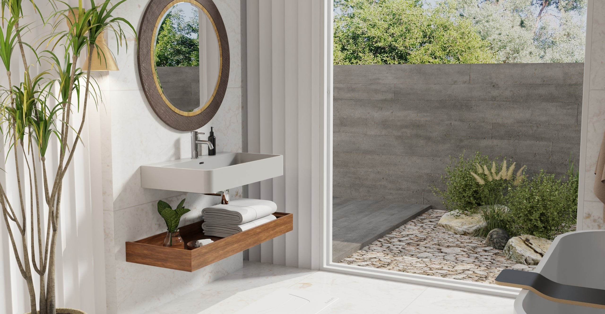 Wall Mounted Sink WT-01-L-GRY