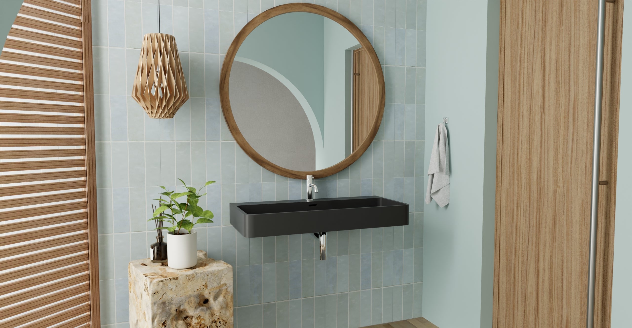 Wall Mounted Sink WT-01-XL-BLK
