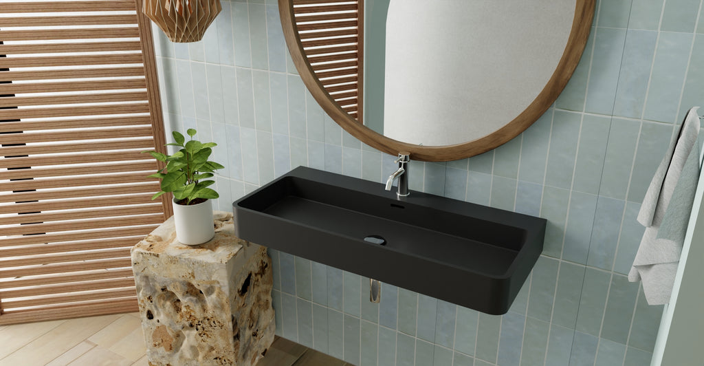 Wall Mounted Sink WT-01-XL-BLK