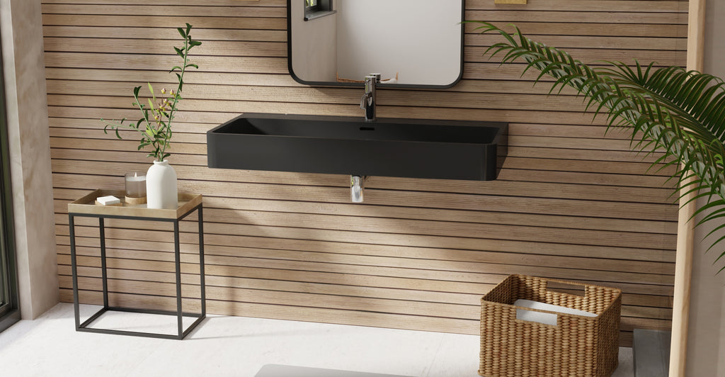 Wall Mounted Sink WT-01-XL-BLK
