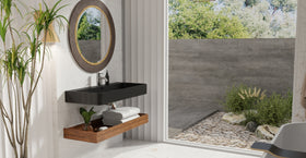 Wall Mounted Sink WT-01-XL-BLK