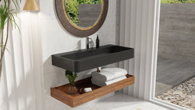 Wall Mounted Sink WT-01-XL-BLK