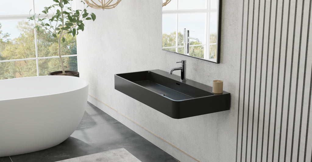 Wall Mounted Sink WT-01-XL-BLK