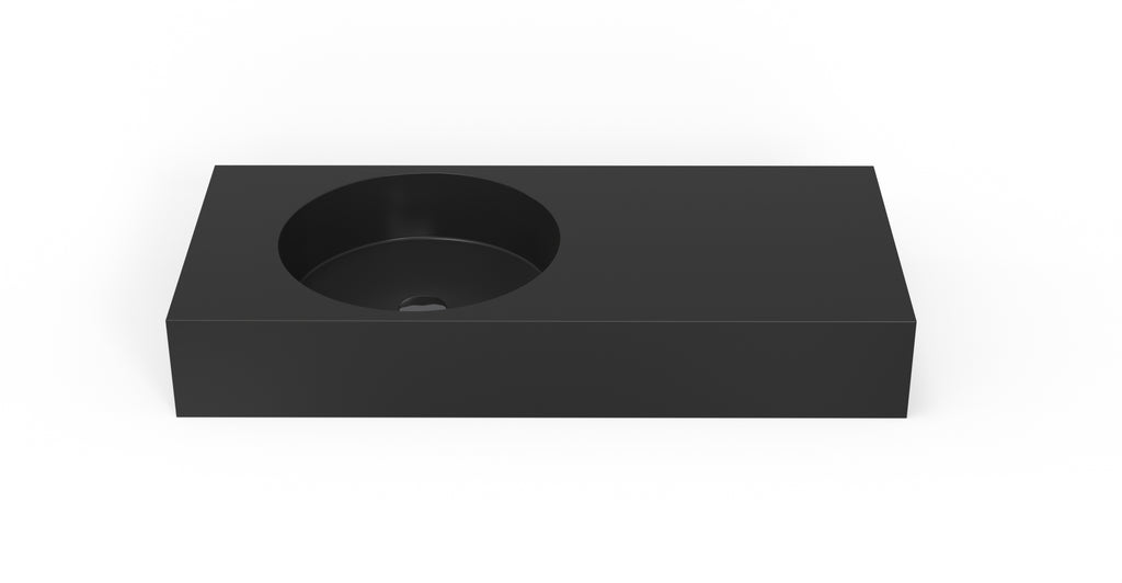Wall Mounted Sink WT-02-A-BLK