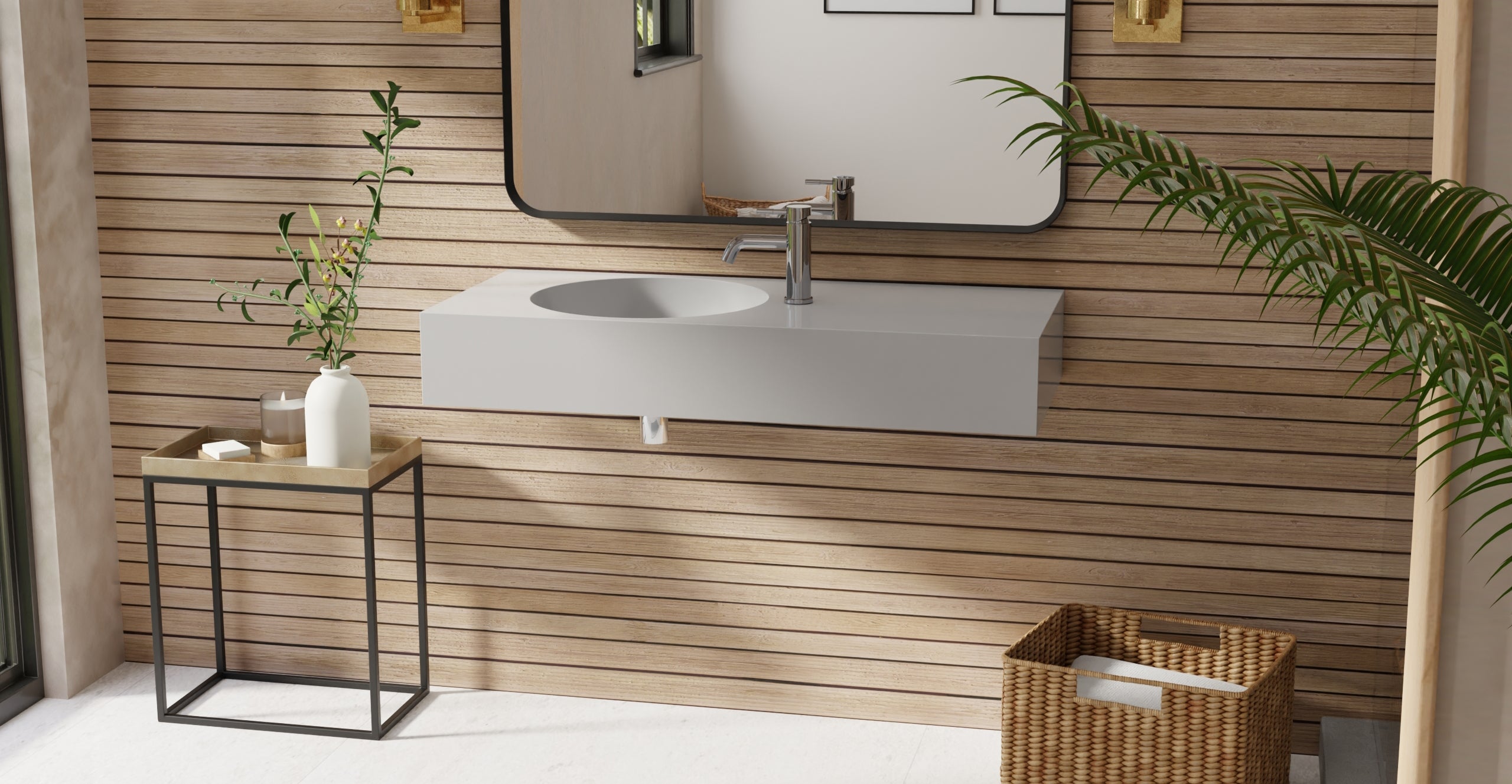 Wall Mounted Sink WT-02-A-GRY