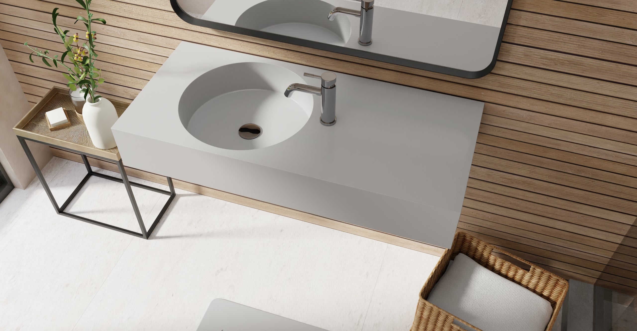 Wall Mounted Sink WT-02-A-GRY